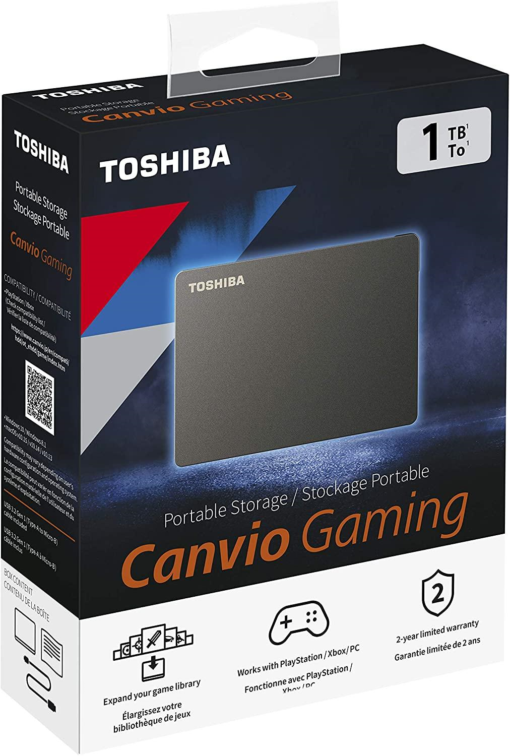 Toshiba1 هارد اکسترنال Toshiba Canvio Gaming 1T - تصویر 1